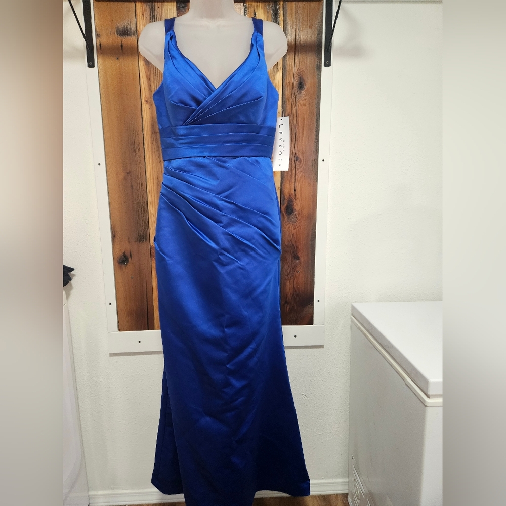 Bill Levkoff Royal Blue Maxi Dress